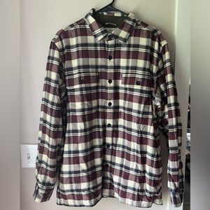 LL Bean Fleece Lined Flannel